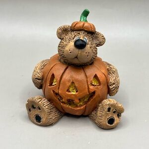 Vintage Russ Berrie Witch’s Brew Crew Bear Kathleen Kelly Halloween Figurine